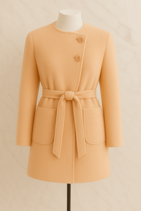 Aurora Saffron Couture Coat