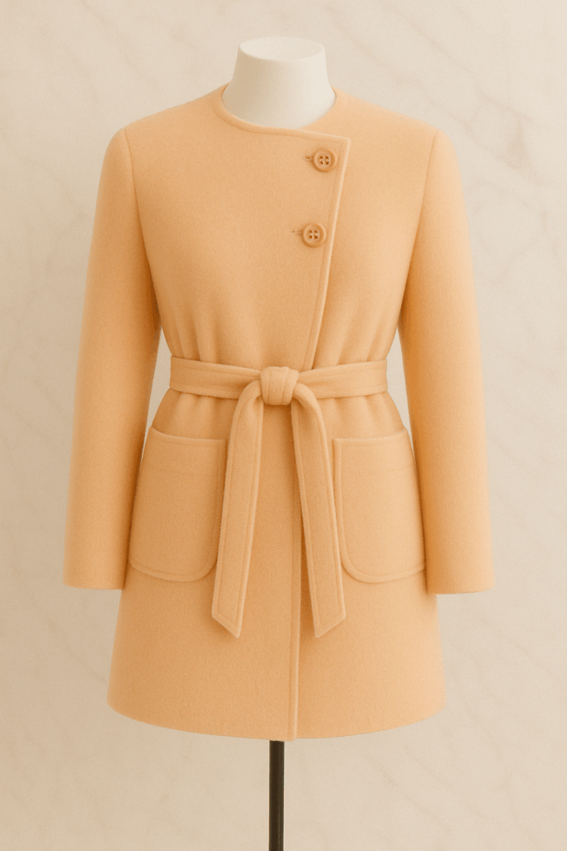 Aurora Saffron Couture Coat