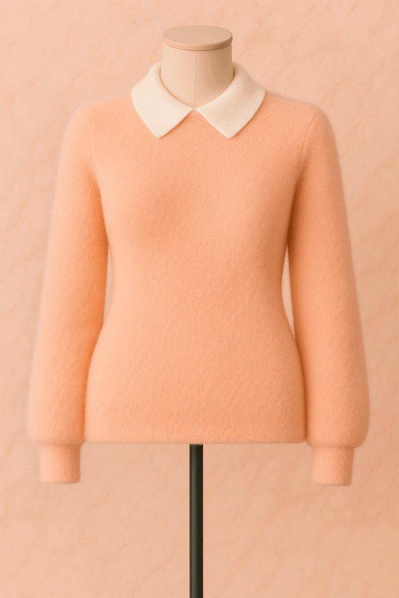 Peach Blossom Elegance Top