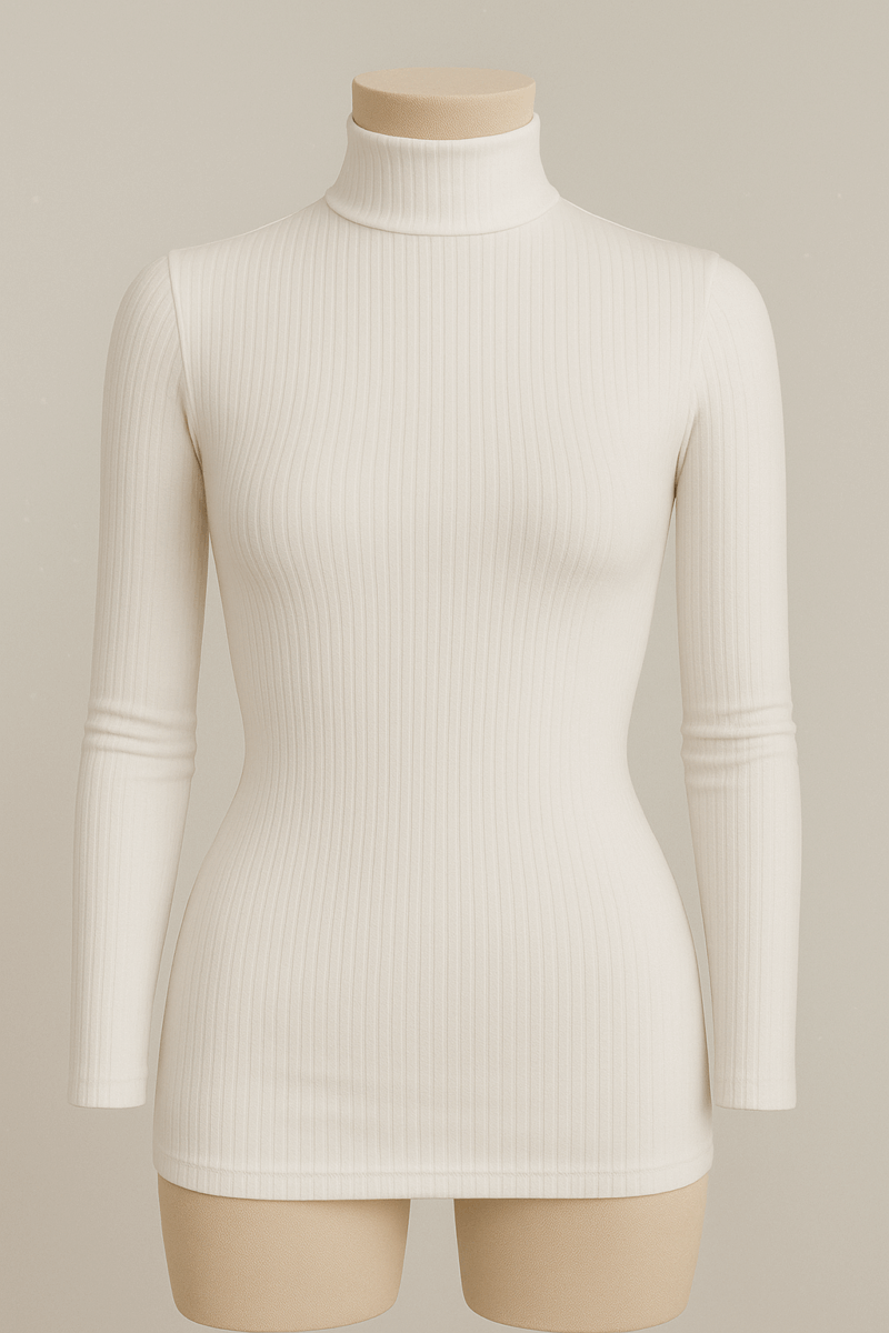 Ivory Horizon Turtleneck