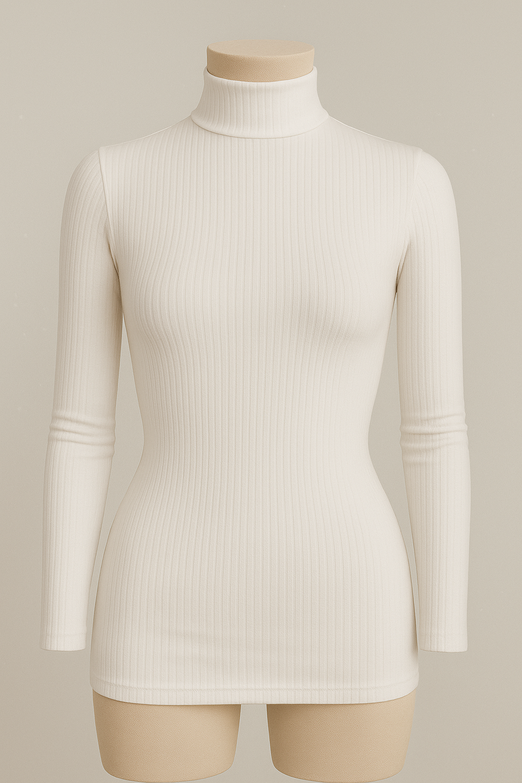 Ivory Horizon Turtleneck