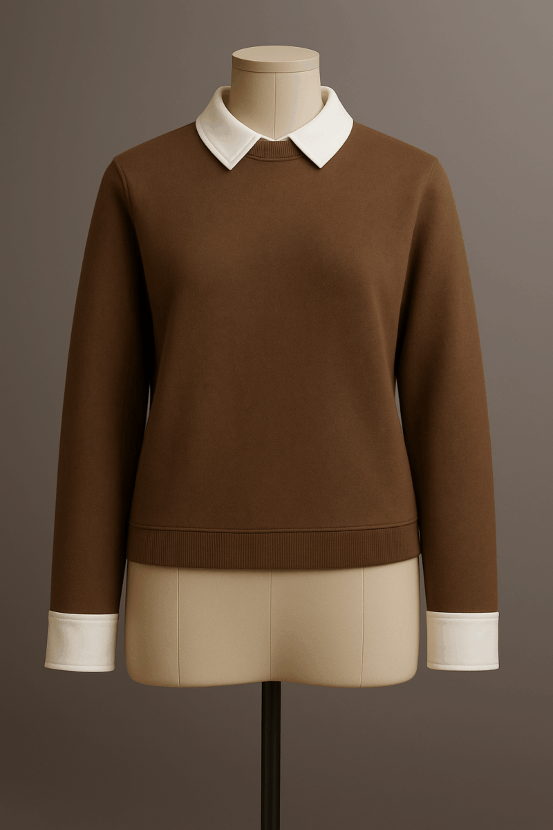 Cocoa Collar Charm Top