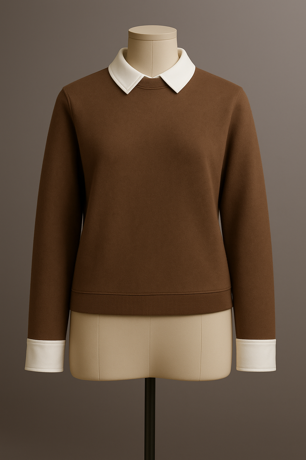 Cocoa Collar Charm Top