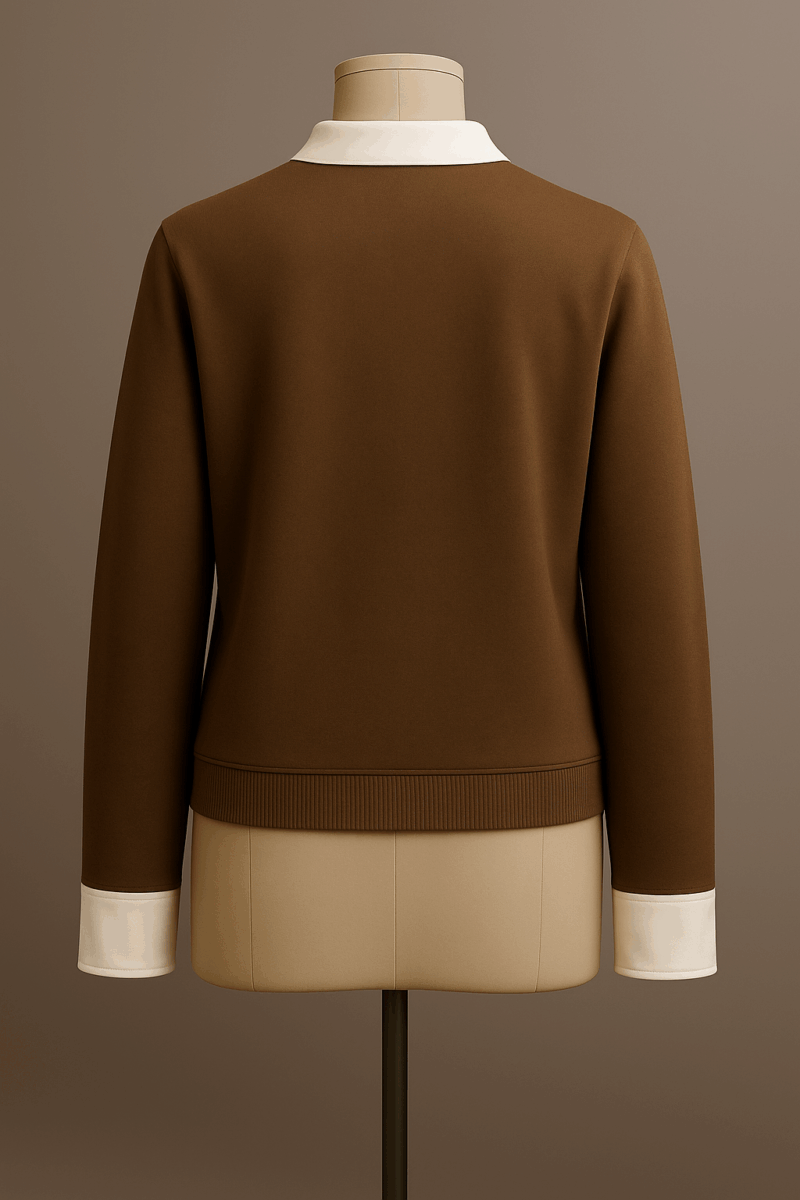 Cocoa Collar Charm Top - Image 2