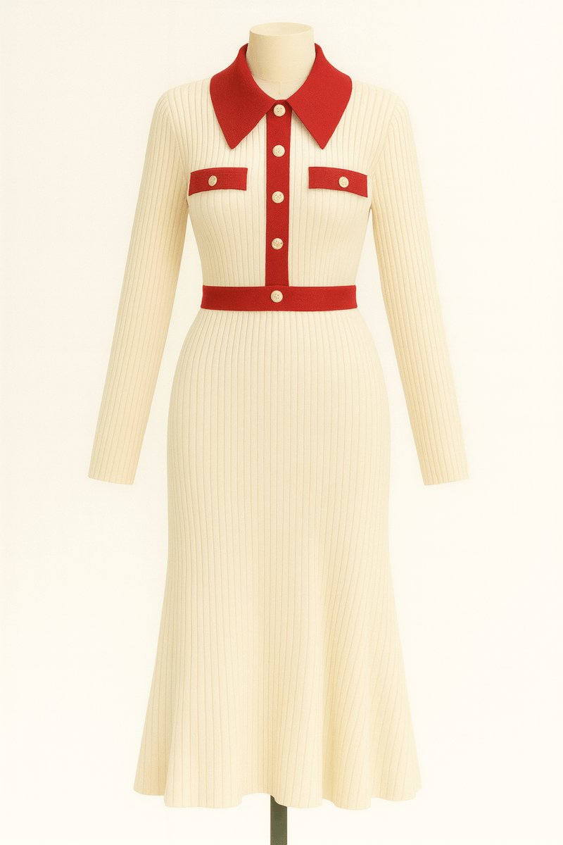 Pop Cherry Knit Dress