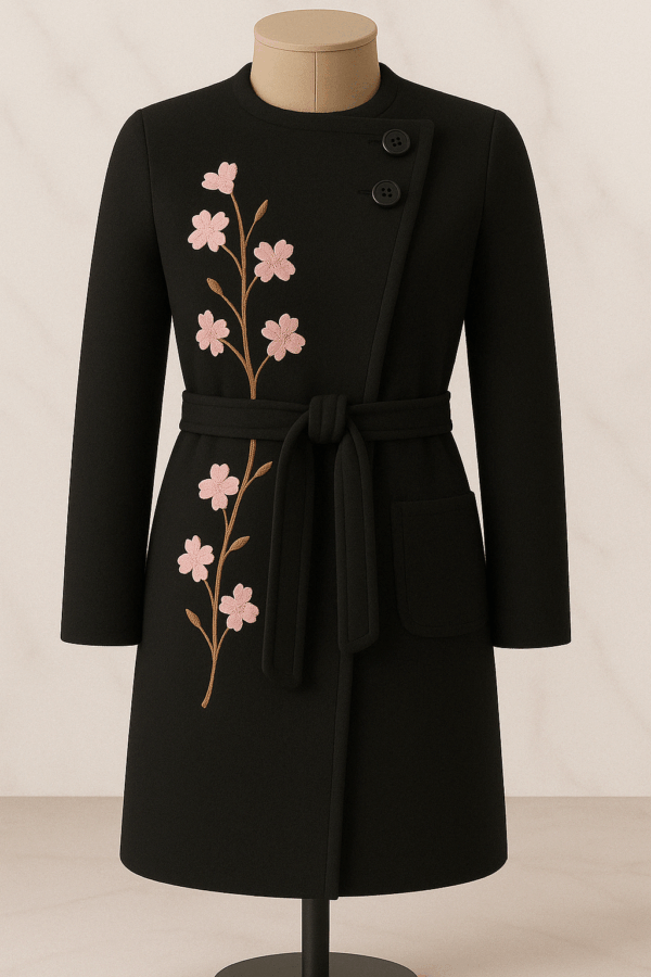Midnight Sakura Coat