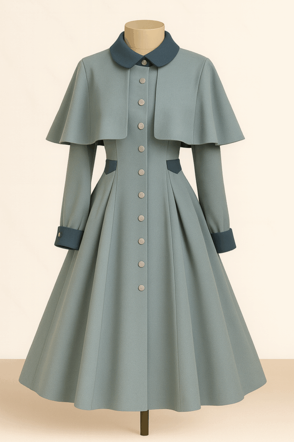 Twilight Cape Dress Coat