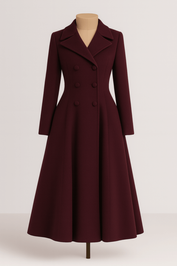 Burgundy Regal Coat