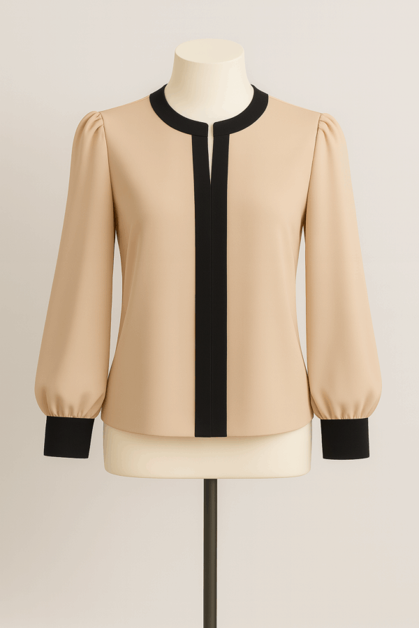 Light Cherry Puff Blouse