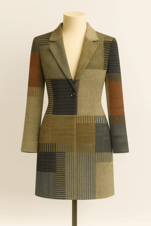 Harvest Mosaic Blazer Dress