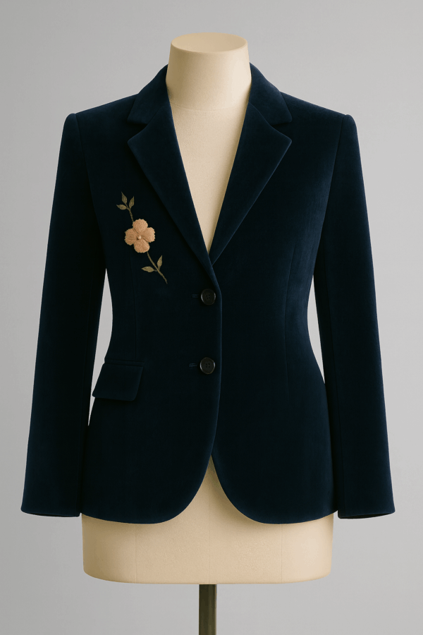 Dark Ocean Light Blazer