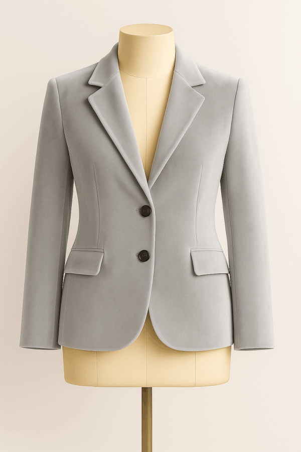 Clear Gray Wind Blazer