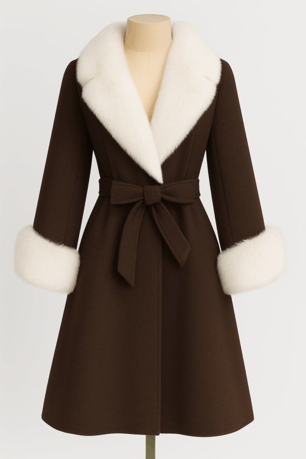 Brown Fur Reverie Coat