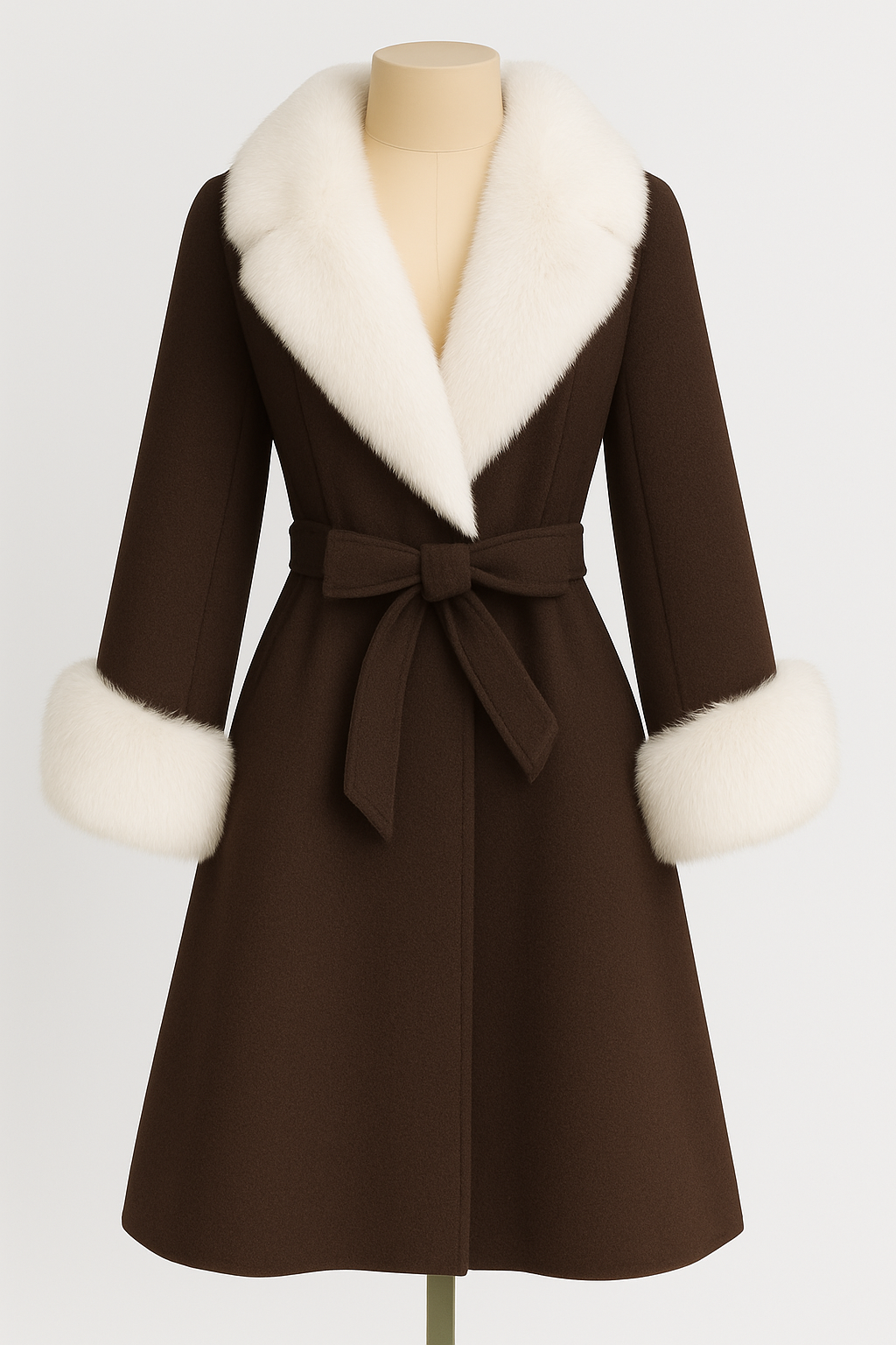 Brown Fur Reverie Coat