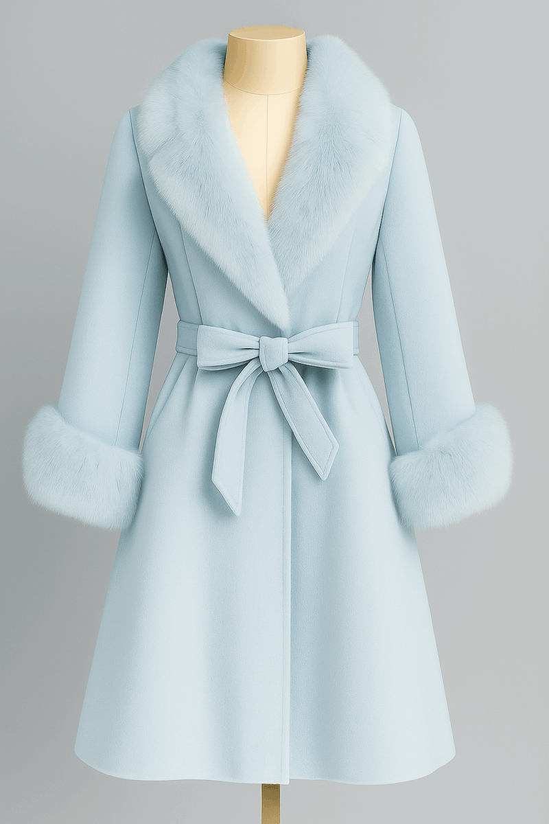 Blue Dream Fur Reverie Coat – Clara & Leila