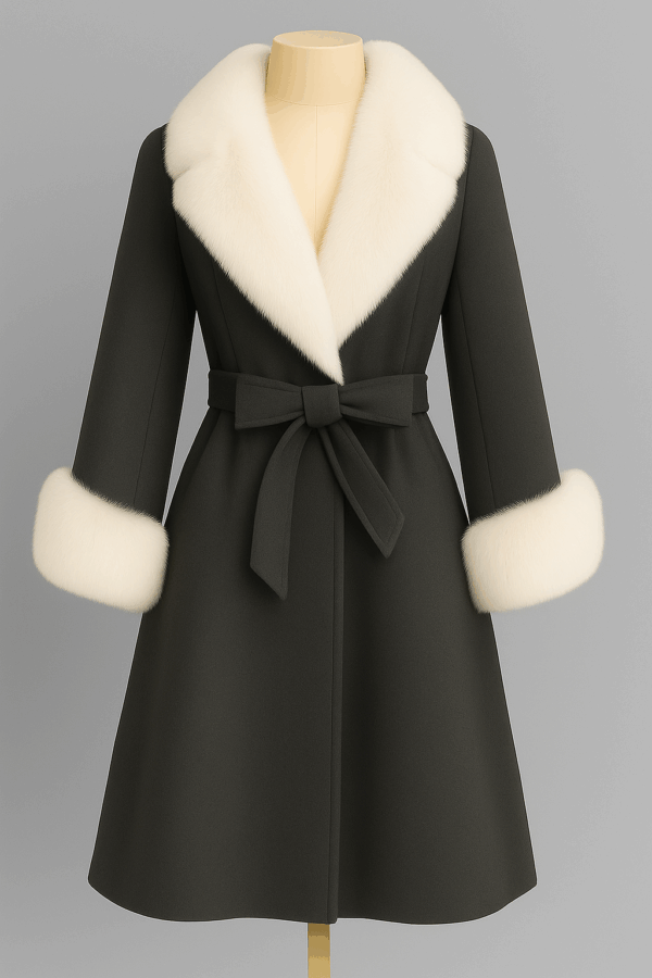 Dark Storm Fur Reverie Coat