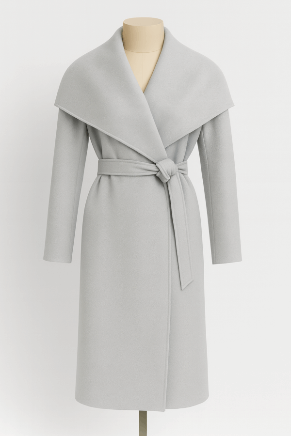 Gray Cloud Cover Coat