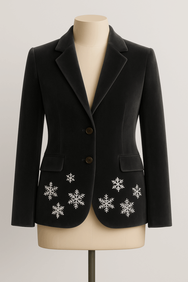Dark Snowflake Blazer